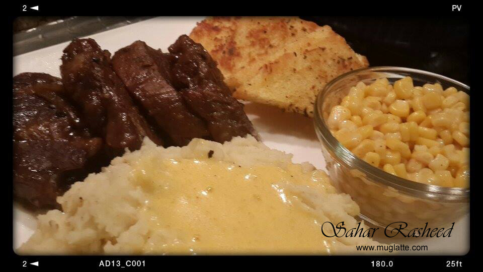 فيليه و بطاطس مهروسة