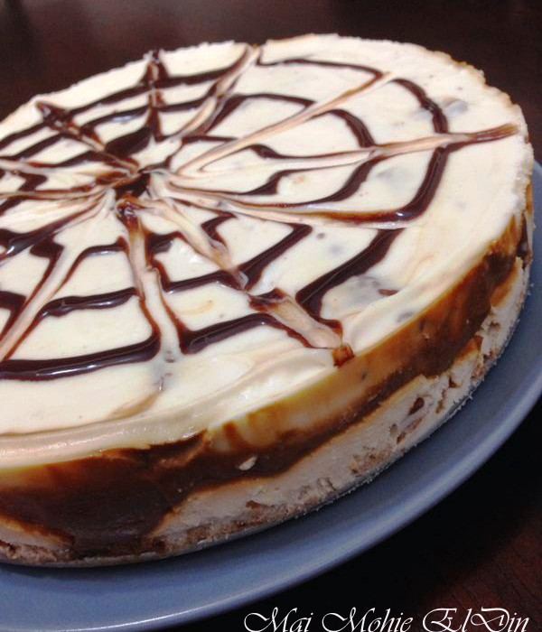 تشيز كيك المارس والكراميل