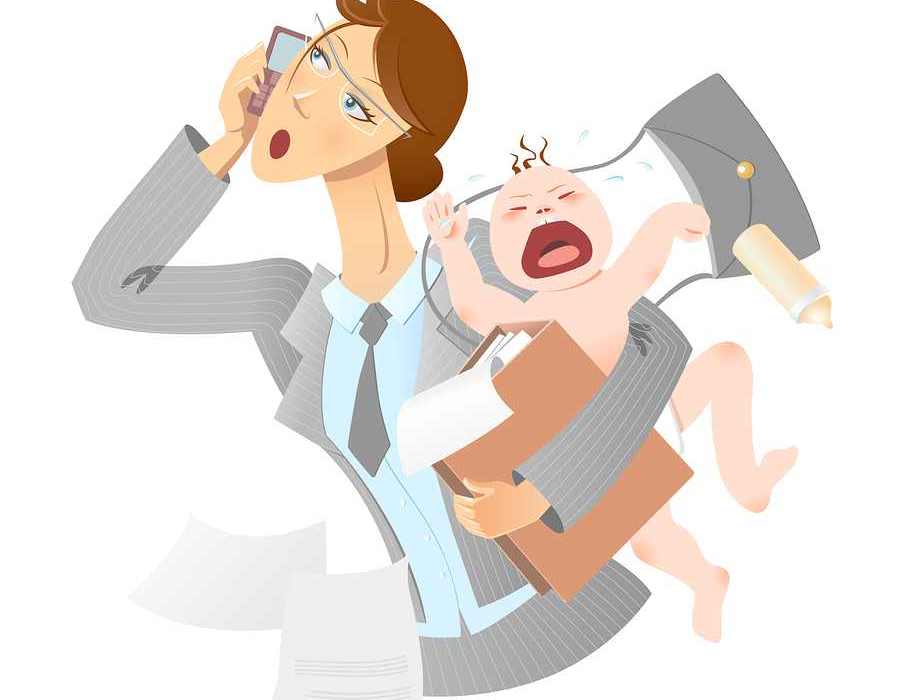 الأم العاملة و انتهاء أجازة الوضع